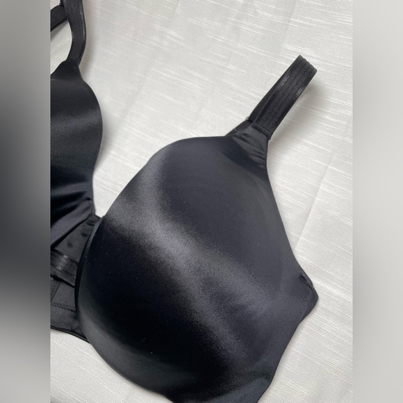 Bali All Over Smooth Underwire Bra 3W11 Black T shirt 40D Full Figure Coverage - Picture 7 of 10